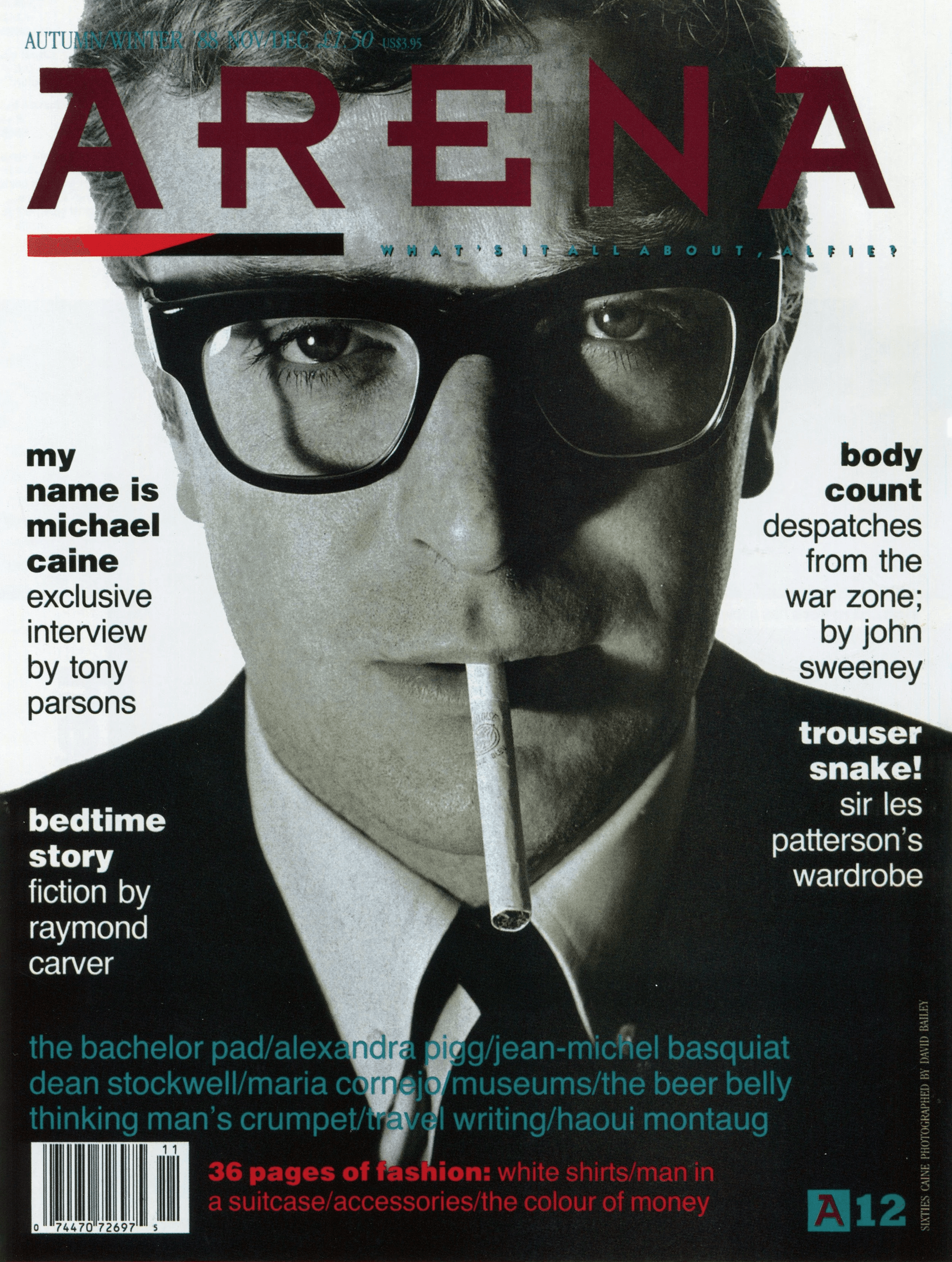 Arena magazine art direction, 1987/1990